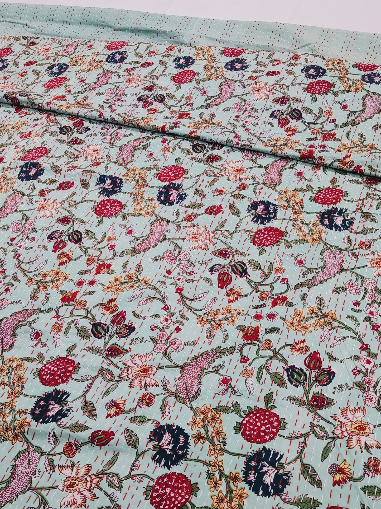 Kantha Bedcovers Printed Premium