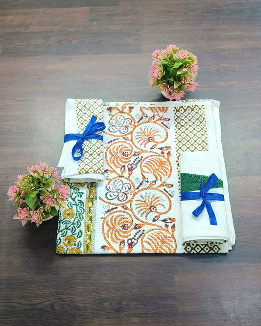 Handblock Printed Towels