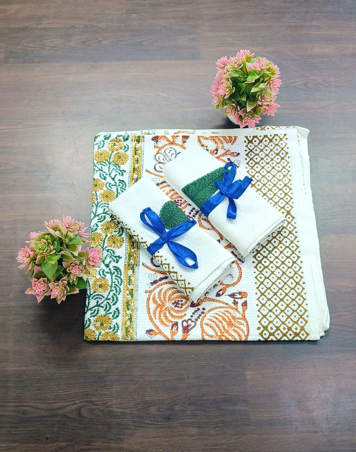 Handblock Printed Towels