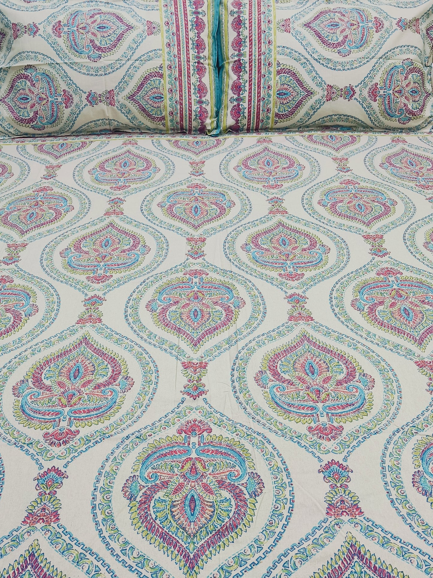 Gulbahaar King Size Bedsheets(Dispatch Time 24 Hours)