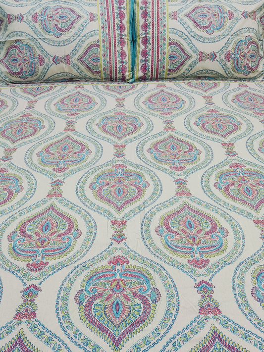 Gulbahaar King Size Bedsheets(Dispatch Time 24 Hours)