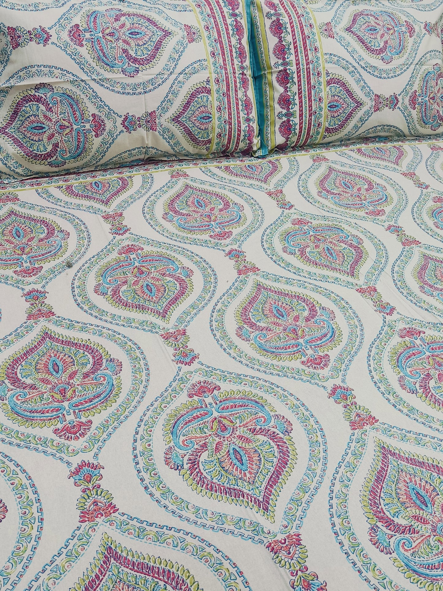 Gulbahaar King Size Bedsheets(Dispatch Time 24 Hours)