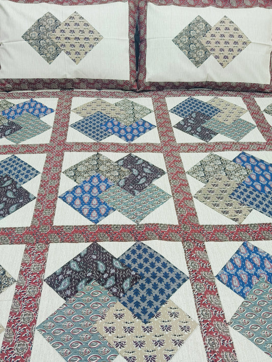 Gulbahaar King Size Bedsheets(Dispatch Time 24 Hours)