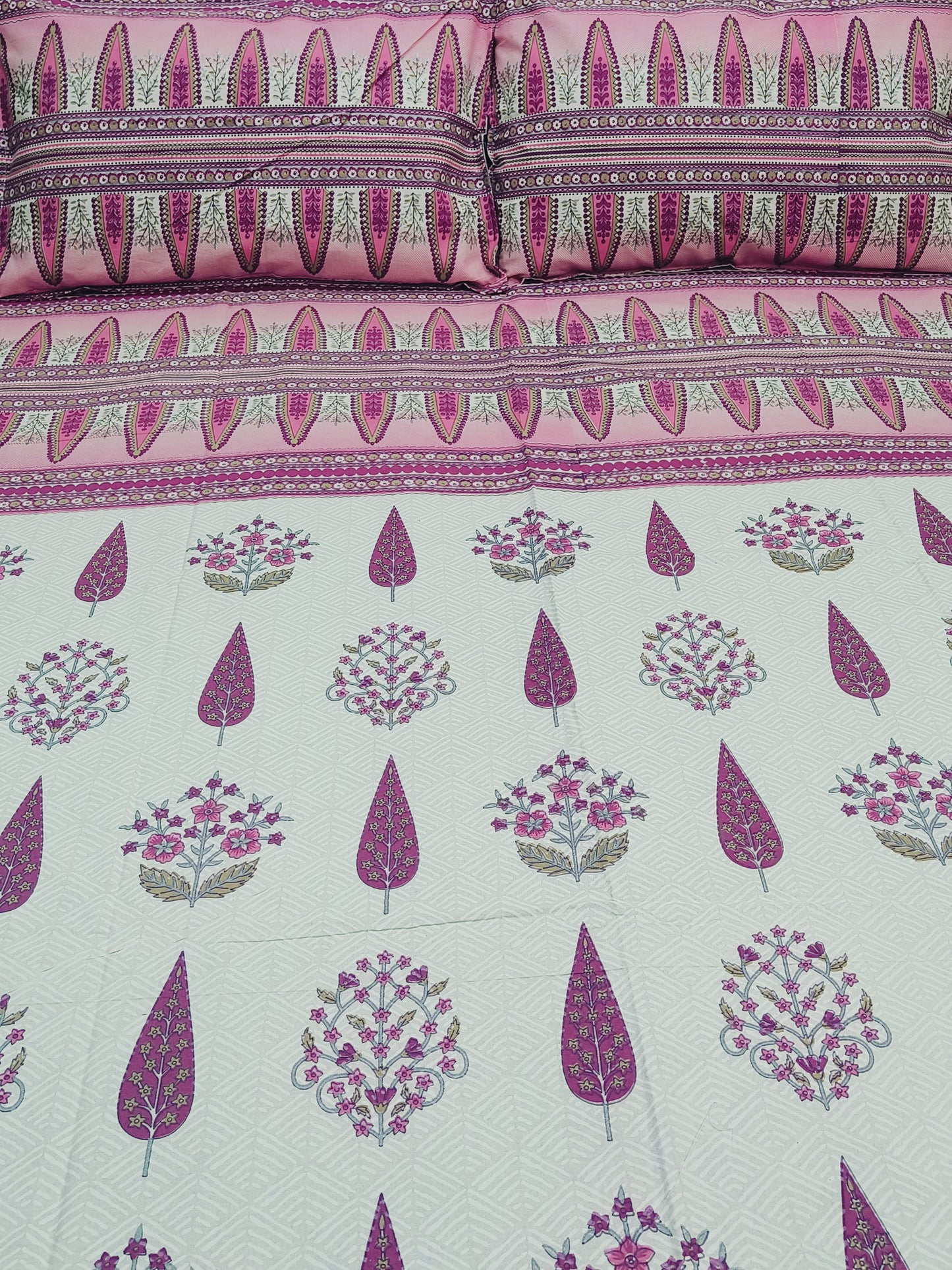 Gulbahaar King Size Bedsheets(Dispatch Time 24 Hours)