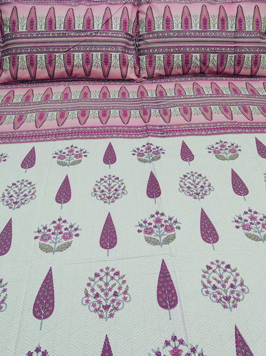 Gulbahaar King Size Bedsheets(Dispatch Time 24 Hours)
