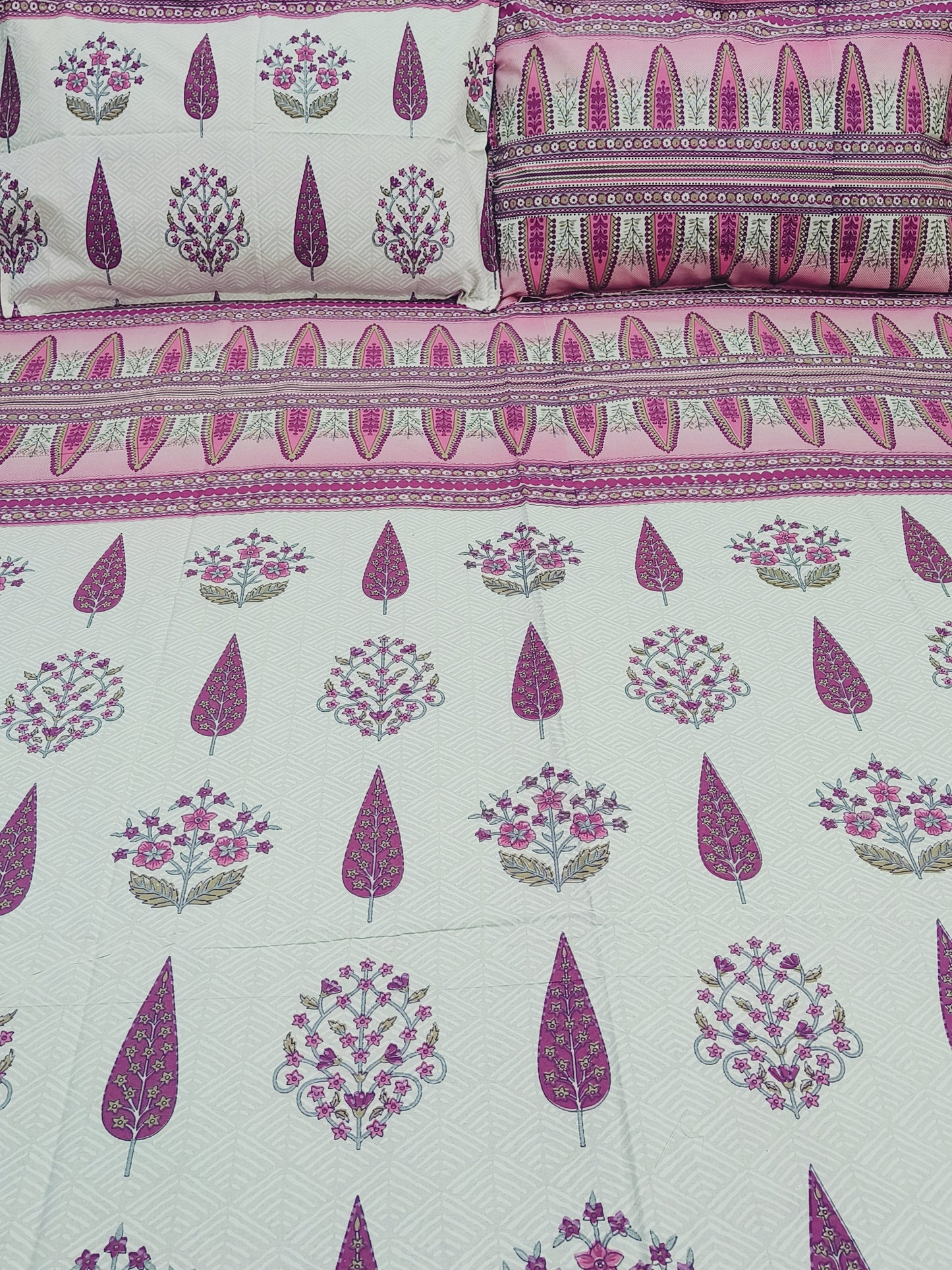 Gulbahaar King Size Bedsheets(Dispatch Time 24 Hours)