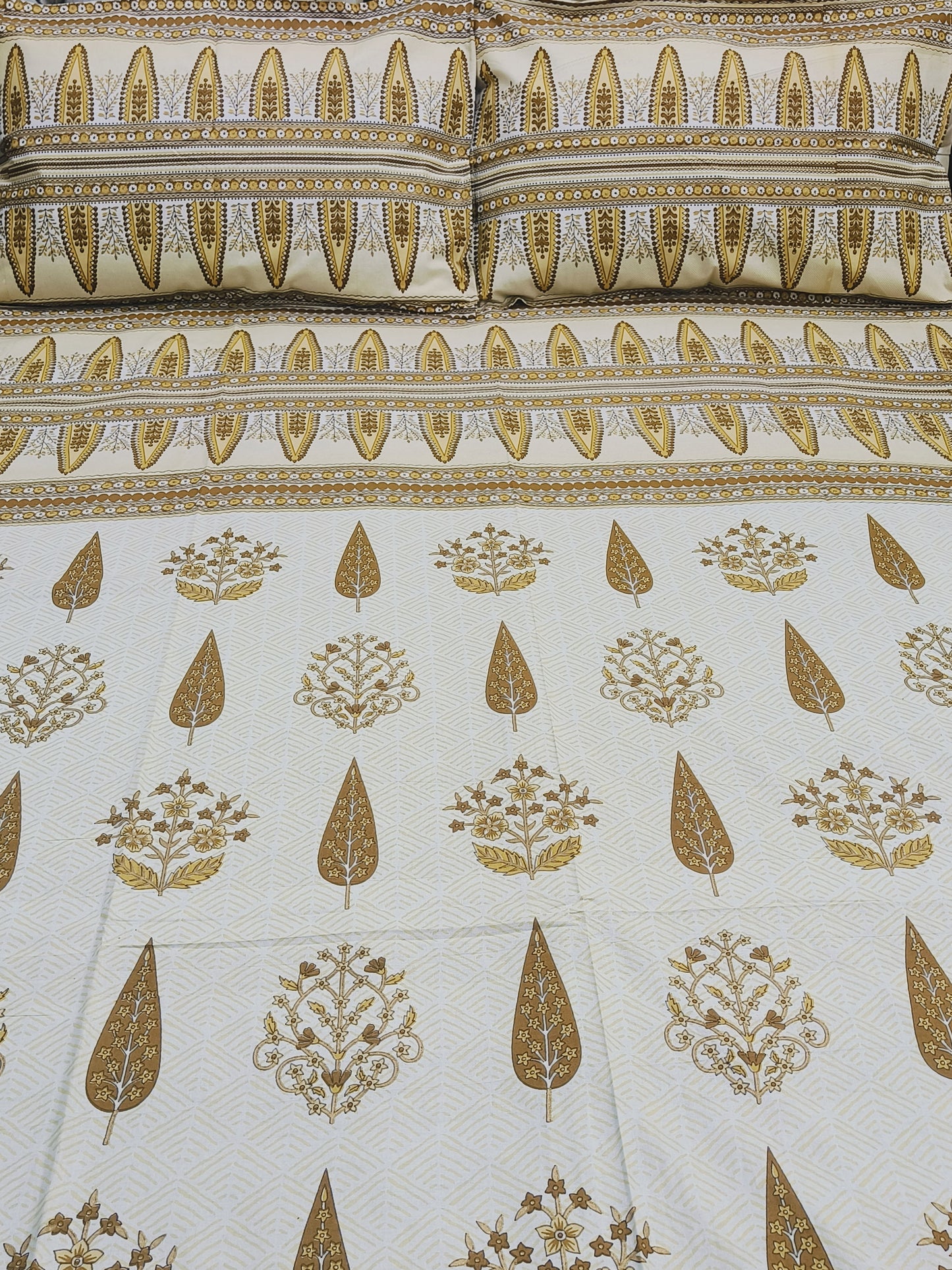 Gulbahaar King Size Bedsheets(Dispatch Time 24 Hours)