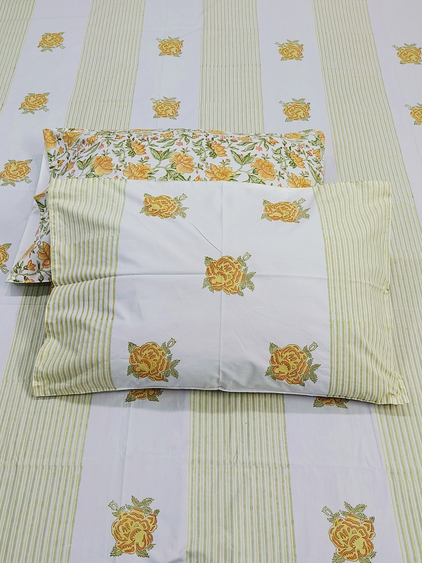 FRESH ARRIVAL Handblock Printed Premium Bedsheets (Dispatch Time 24 Hours)