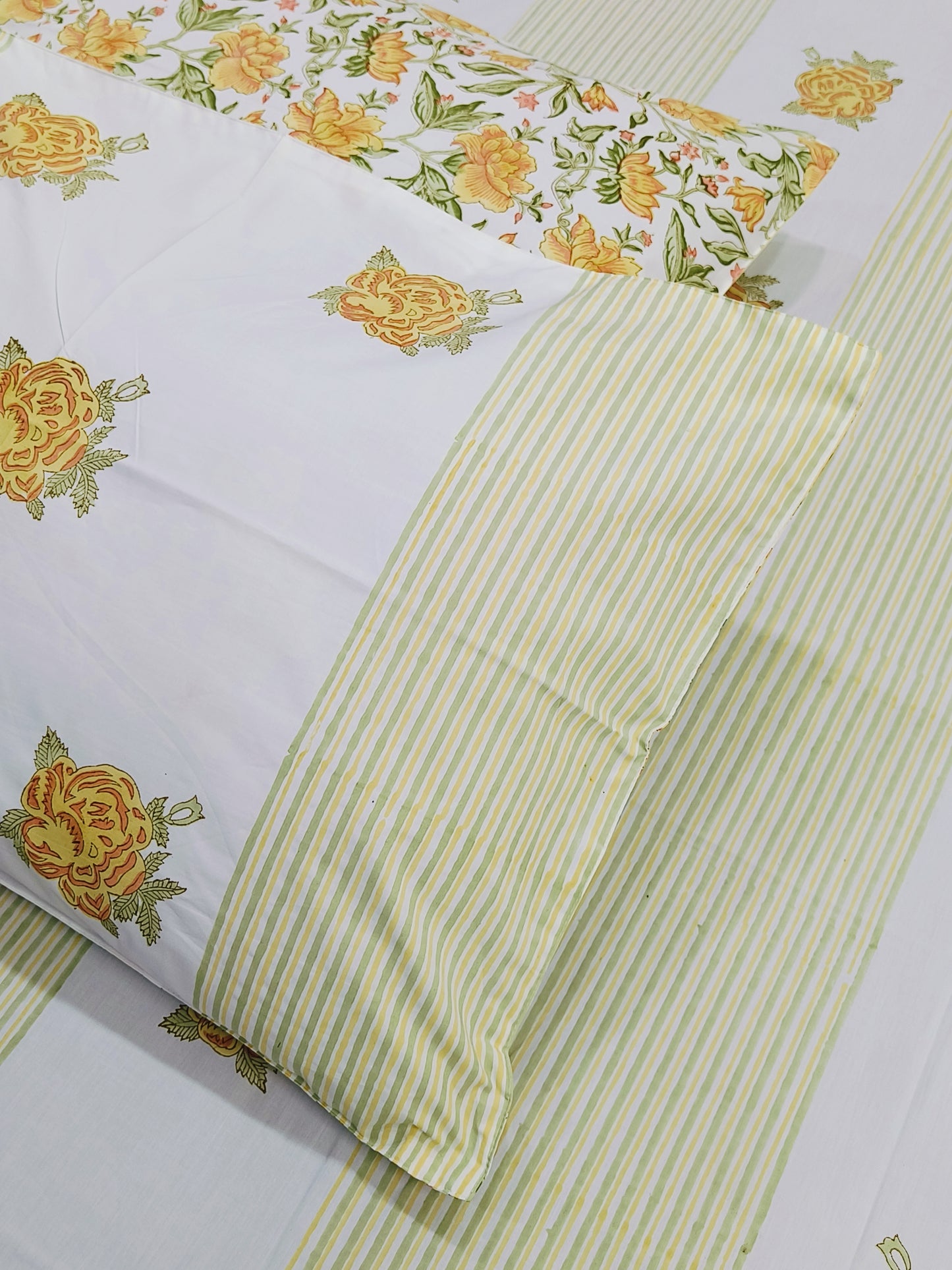 FRESH ARRIVAL Handblock Printed Premium Bedsheets (Dispatch Time 24 Hours)