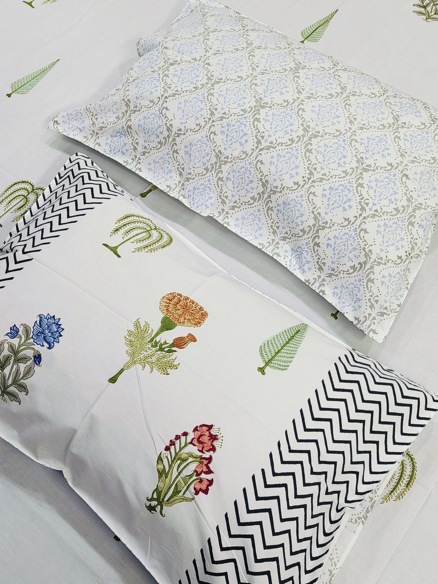 FRESH ARRIVAL Handblock Printed Premium Bedsheets (Dispatch Time 24 Hours)