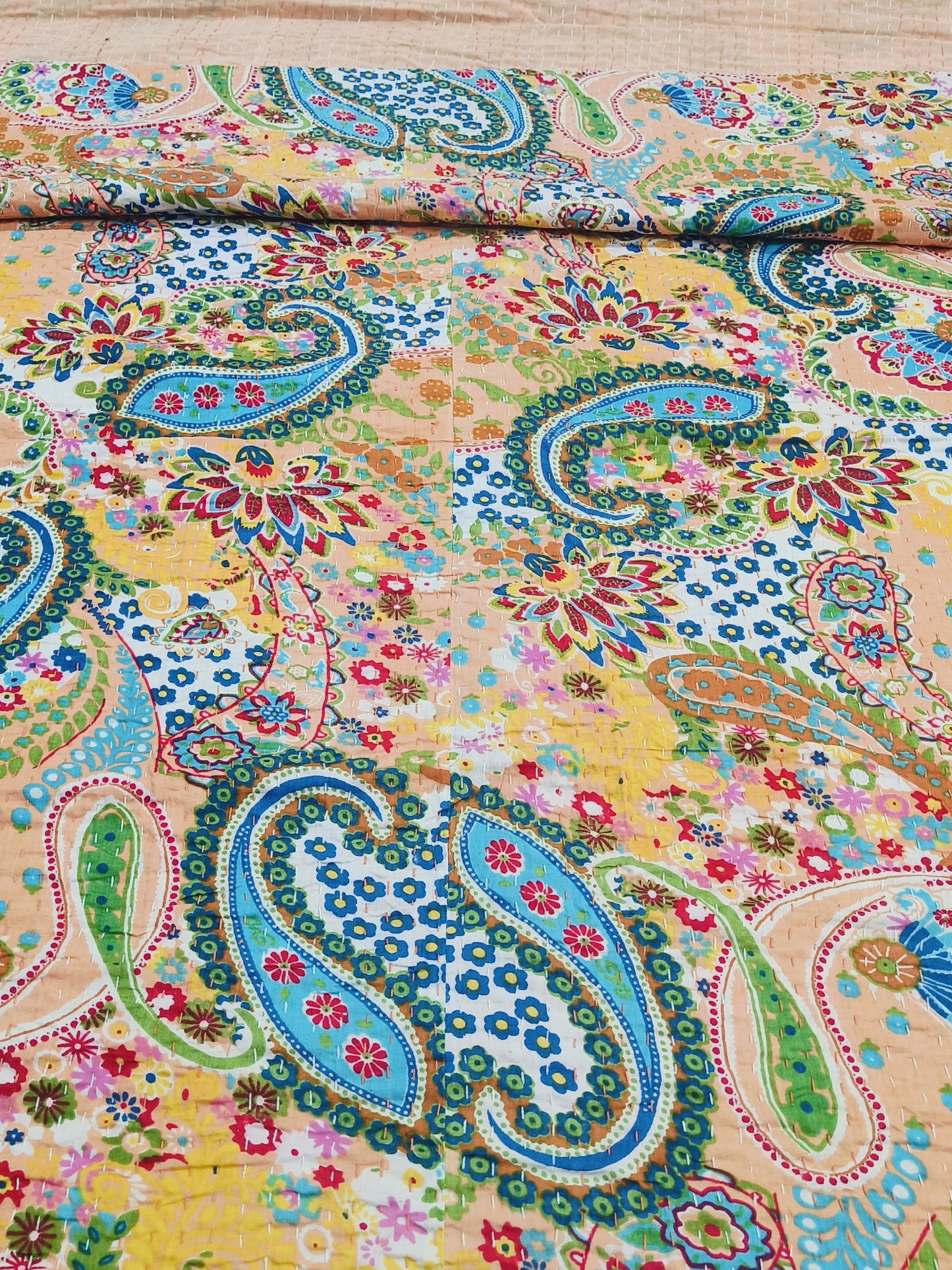 Kantha Bedcovers Printed Premium