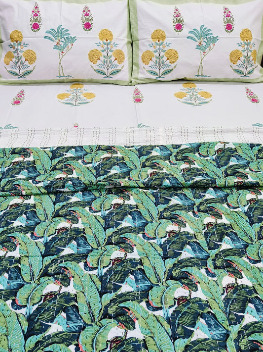 Kantha Bedcovers Printed Premium