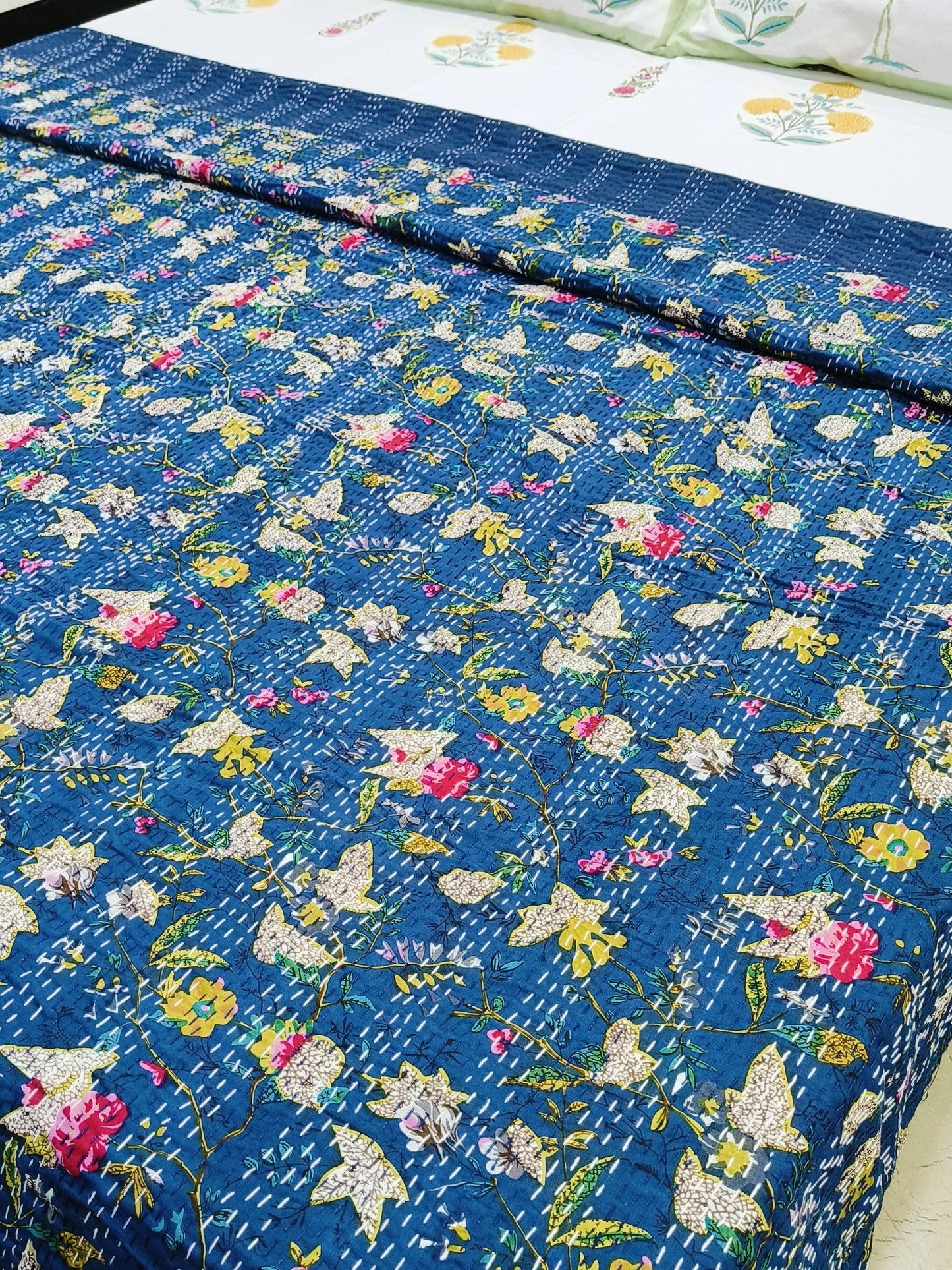 Kantha Bedcovers Printed Premium