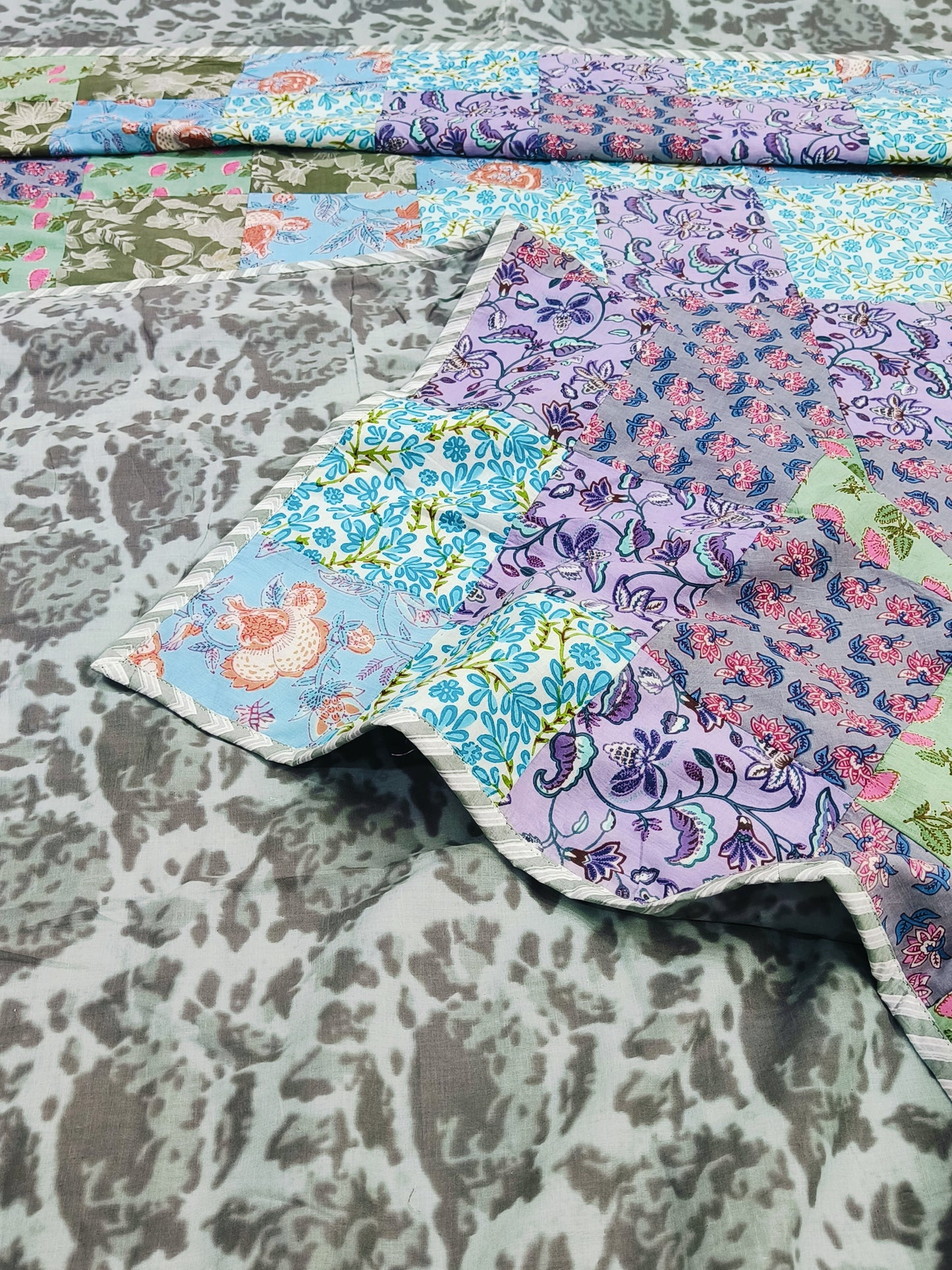 FRESH ARRIVAL Handblock Printed Premium Double Bed Dohars