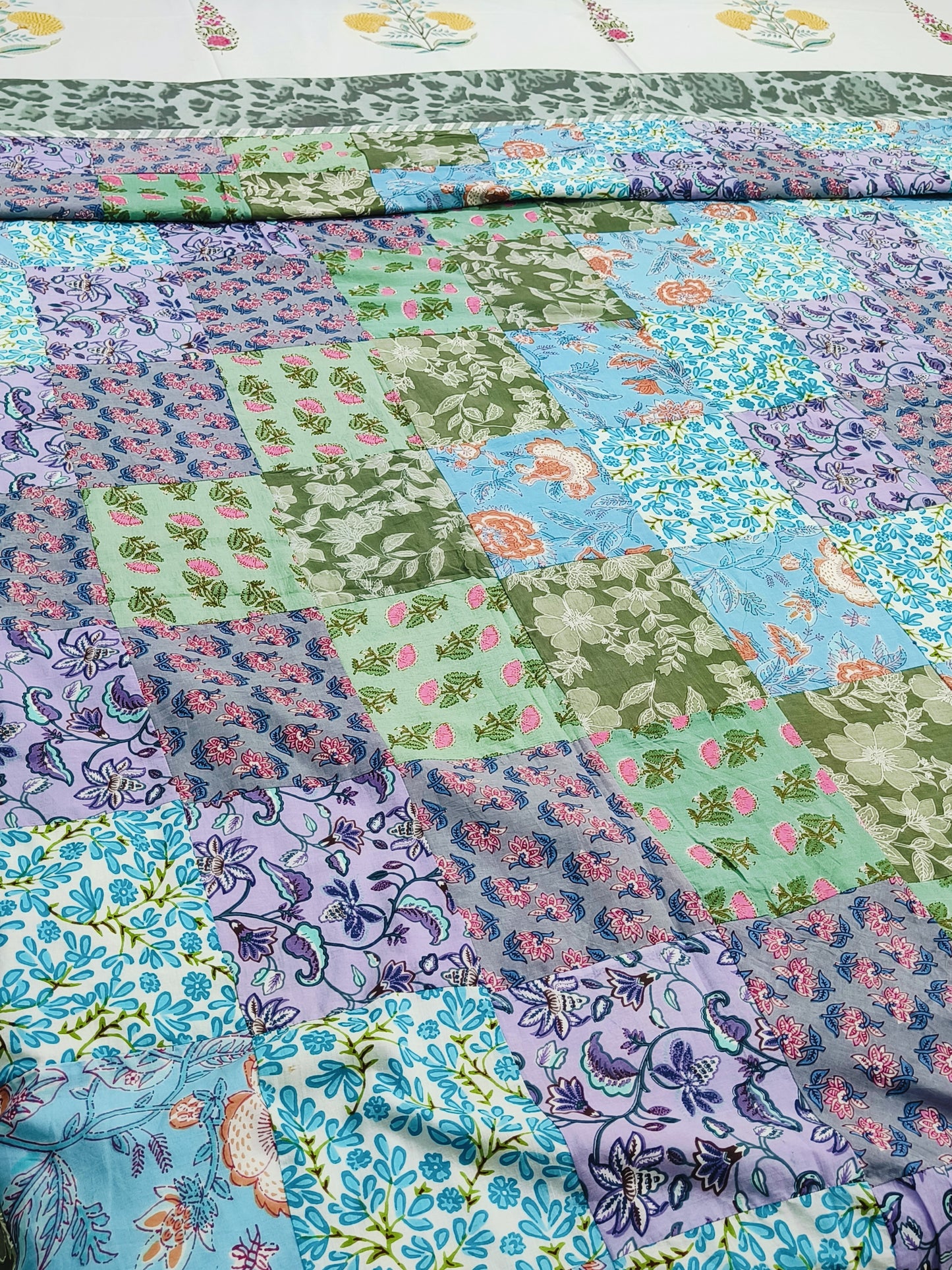 FRESH ARRIVAL Handblock Printed Premium Double Bed Dohars