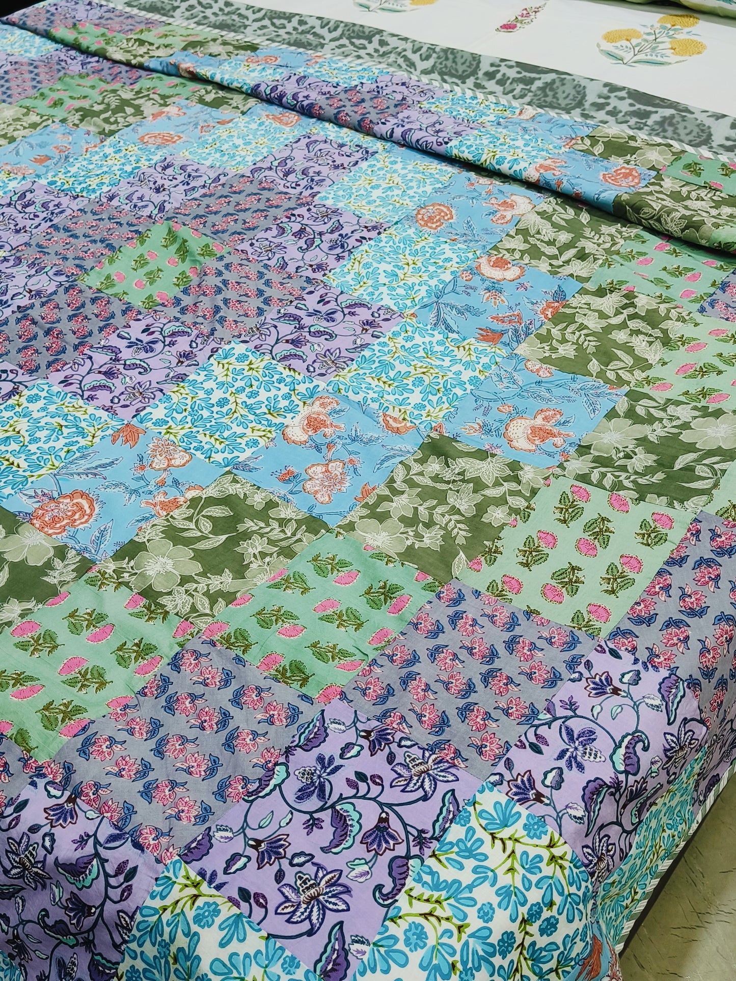 FRESH ARRIVAL Handblock Printed Premium Double Bed Dohars