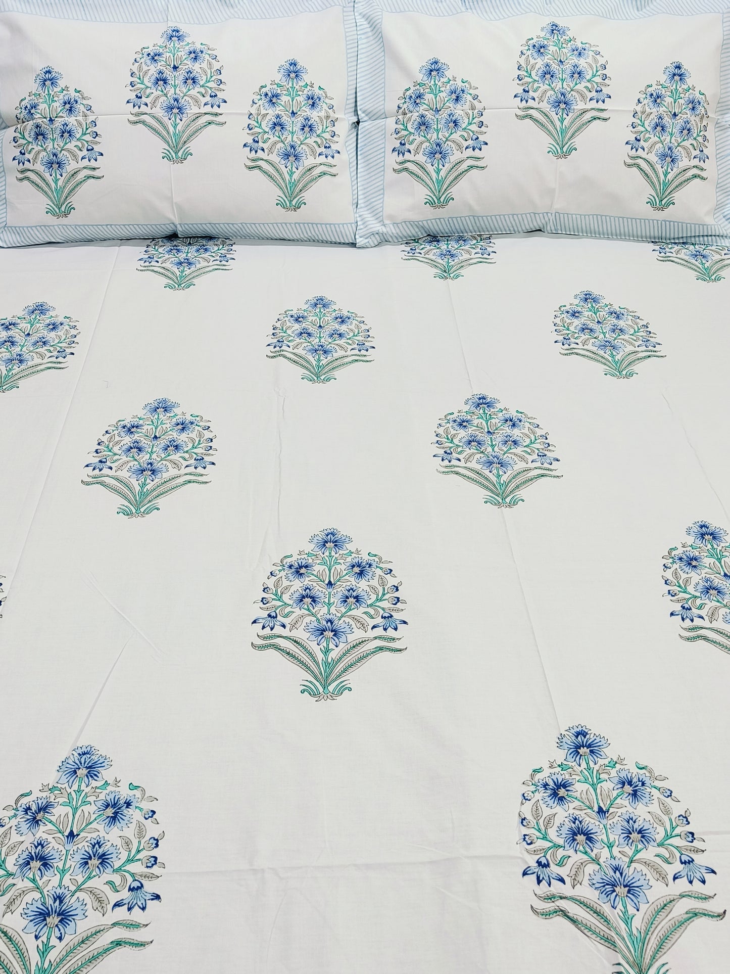 FRESH ARRIVAL Handblock Printed Premium Bedsheets (Dispatch Time 24 Hours)