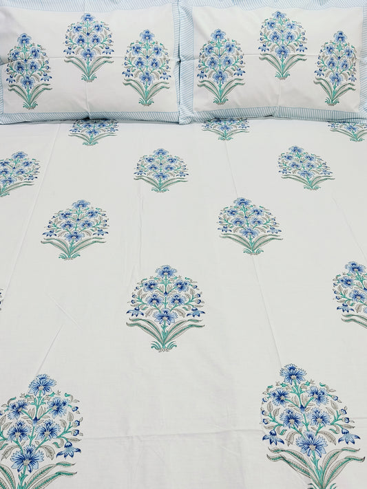 FRESH ARRIVAL Handblock Printed Premium Bedsheets (Dispatch Time 24 Hours)