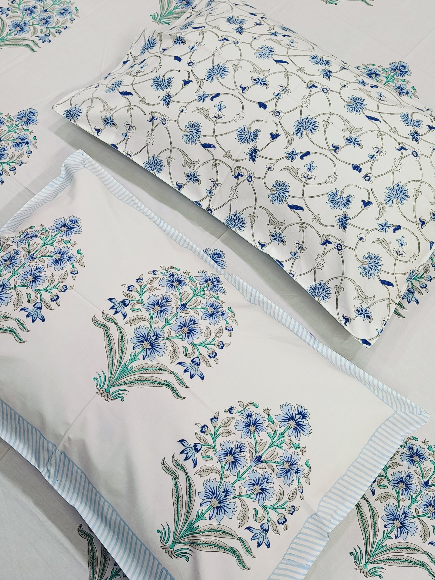 FRESH ARRIVAL Handblock Printed Premium Bedsheets (Dispatch Time 24 Hours)