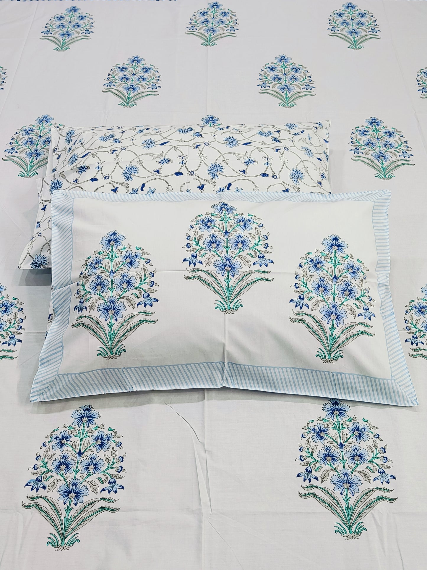 FRESH ARRIVAL Handblock Printed Premium Bedsheets (Dispatch Time 24 Hours)