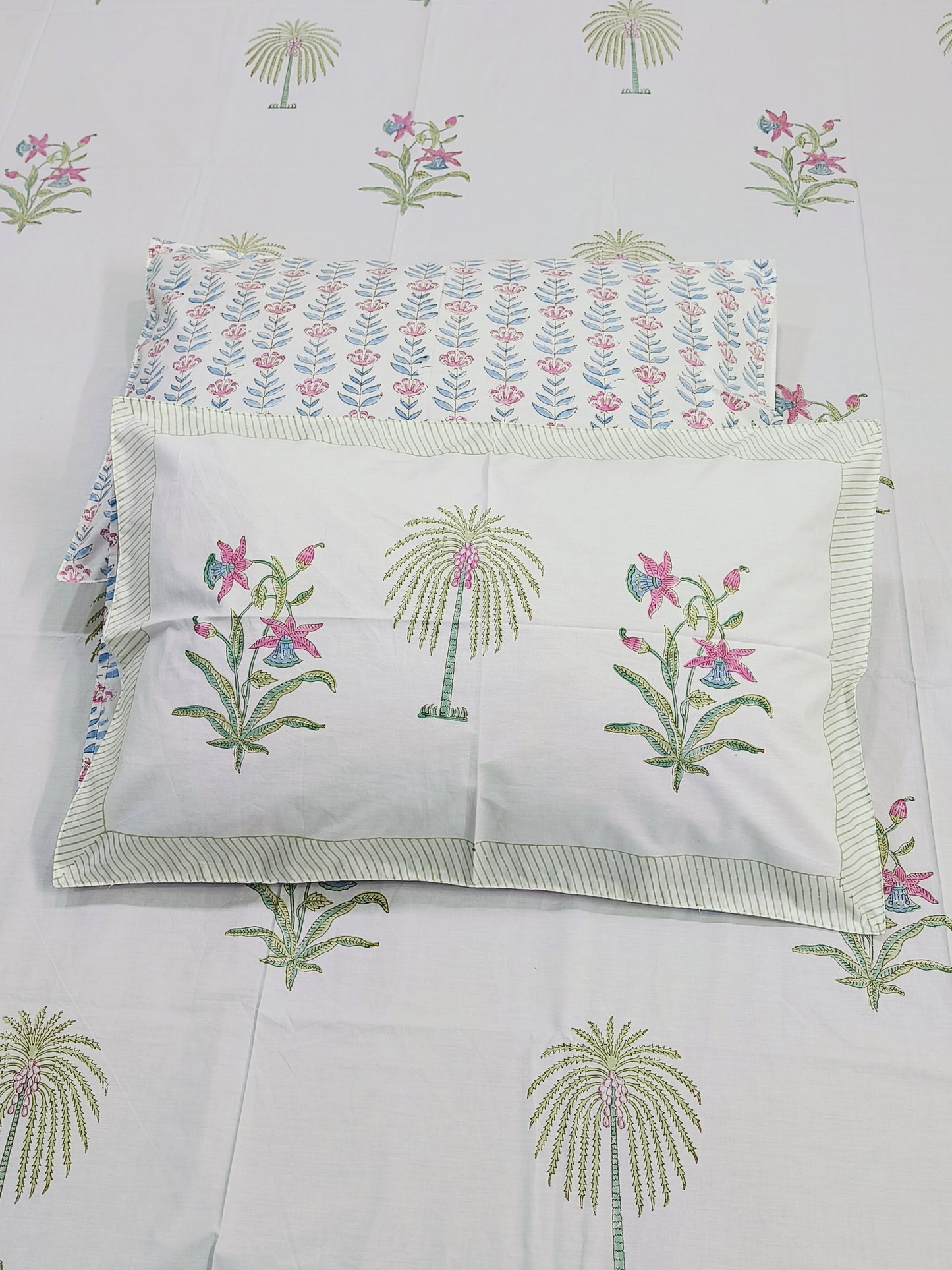 FRESH ARRIVAL Handblock Printed Premium Bedsheets (Dispatch Time 24 Hours)