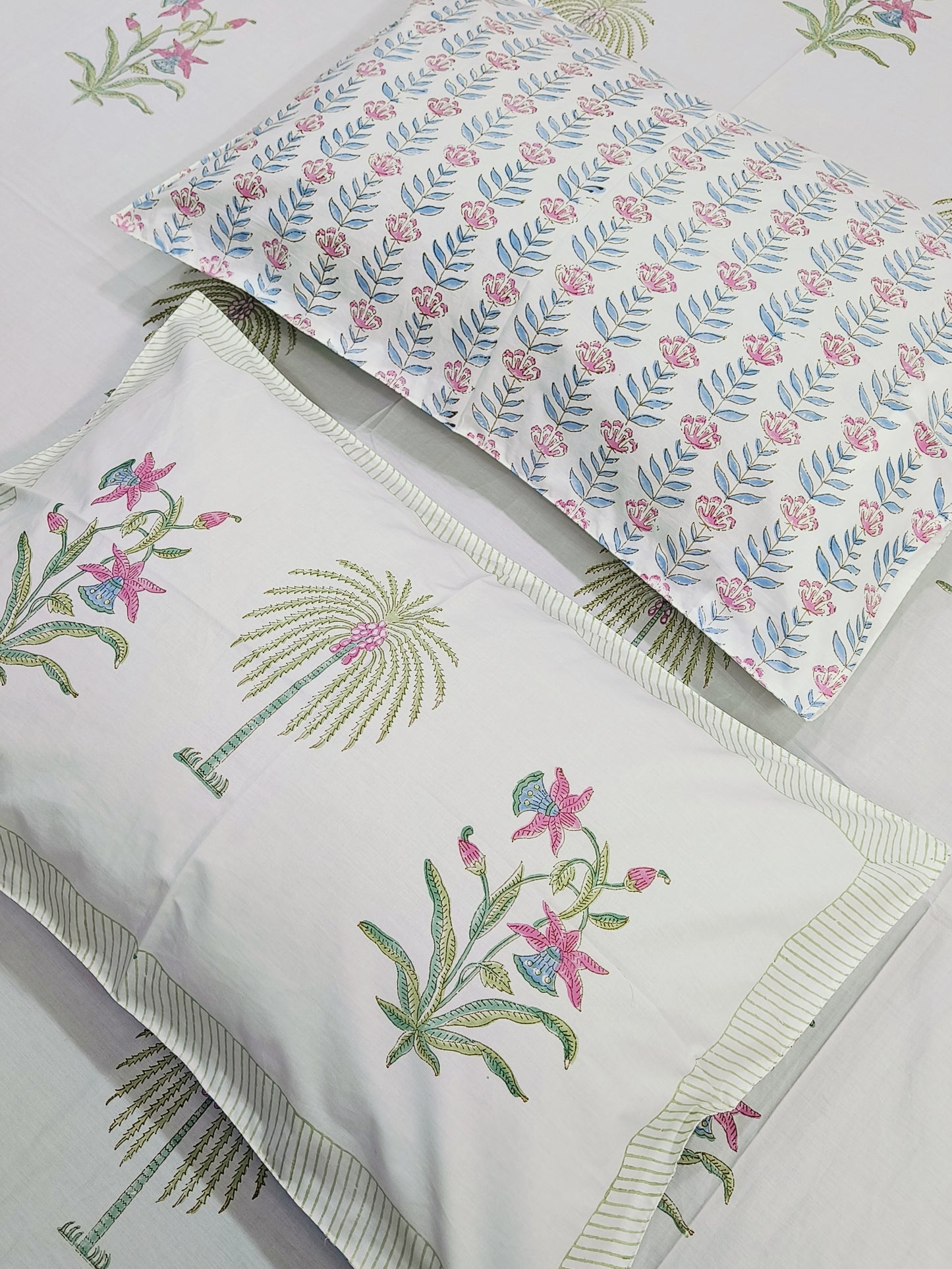 FRESH ARRIVAL Handblock Printed Premium Bedsheets (Dispatch Time 24 Hours)