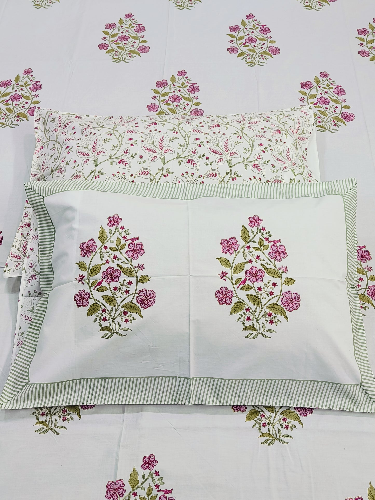 FRESH ARRIVAL Handblock Printed Premium Bedsheets (Dispatch Time 24 Hours)