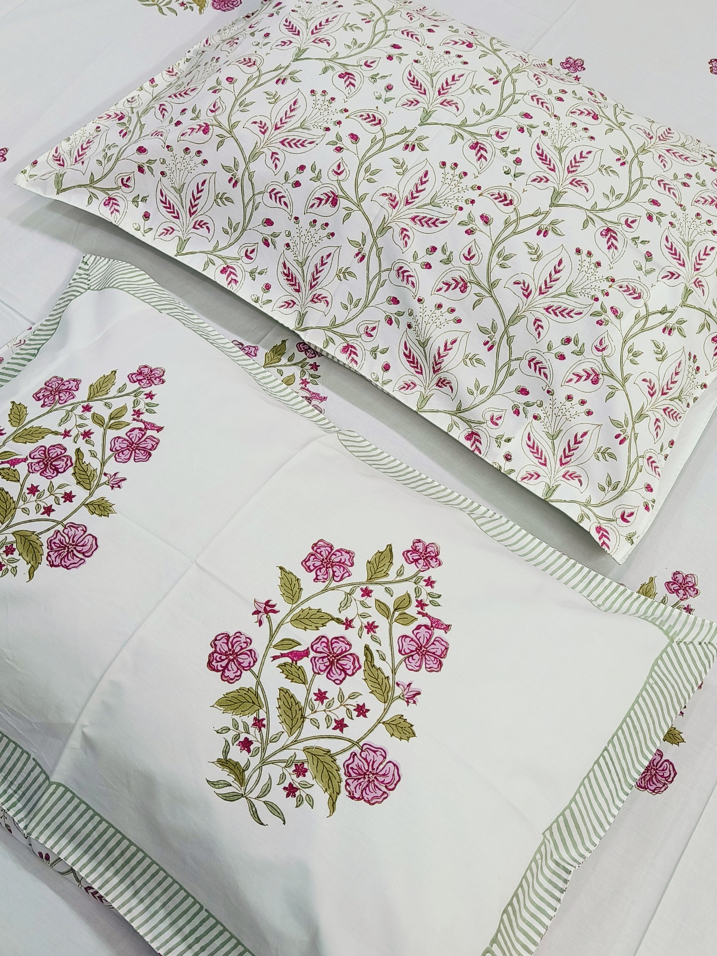 FRESH ARRIVAL Handblock Printed Premium Bedsheets (Dispatch Time 24 Hours)
