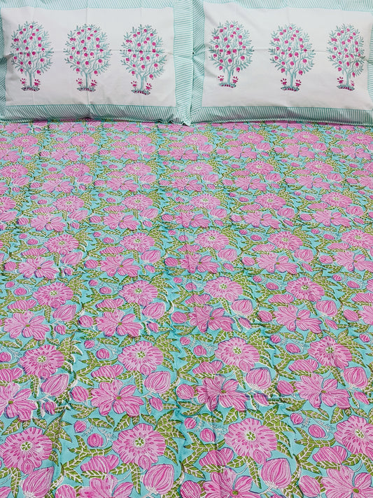 FRESH ARRIVAL Handblock Printed Premium Bedsheets (Dispatch Time 24 Hours)