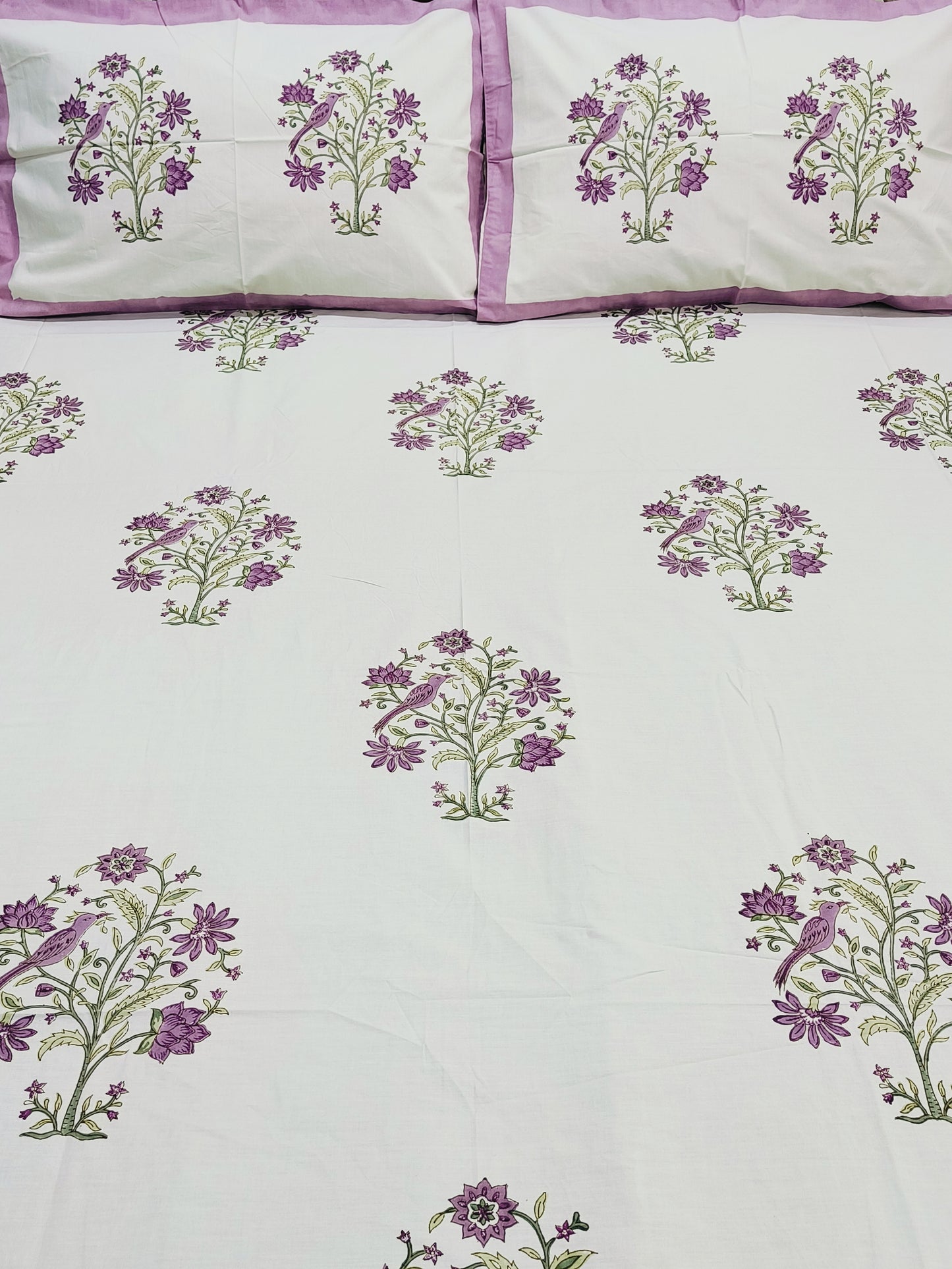 FRESH ARRIVAL Handblock Printed Premium Bedsheets (Dispatch Time 24 Hours)