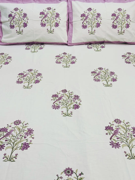 FRESH ARRIVAL Handblock Printed Premium Bedsheets (Dispatch Time 24 Hours)
