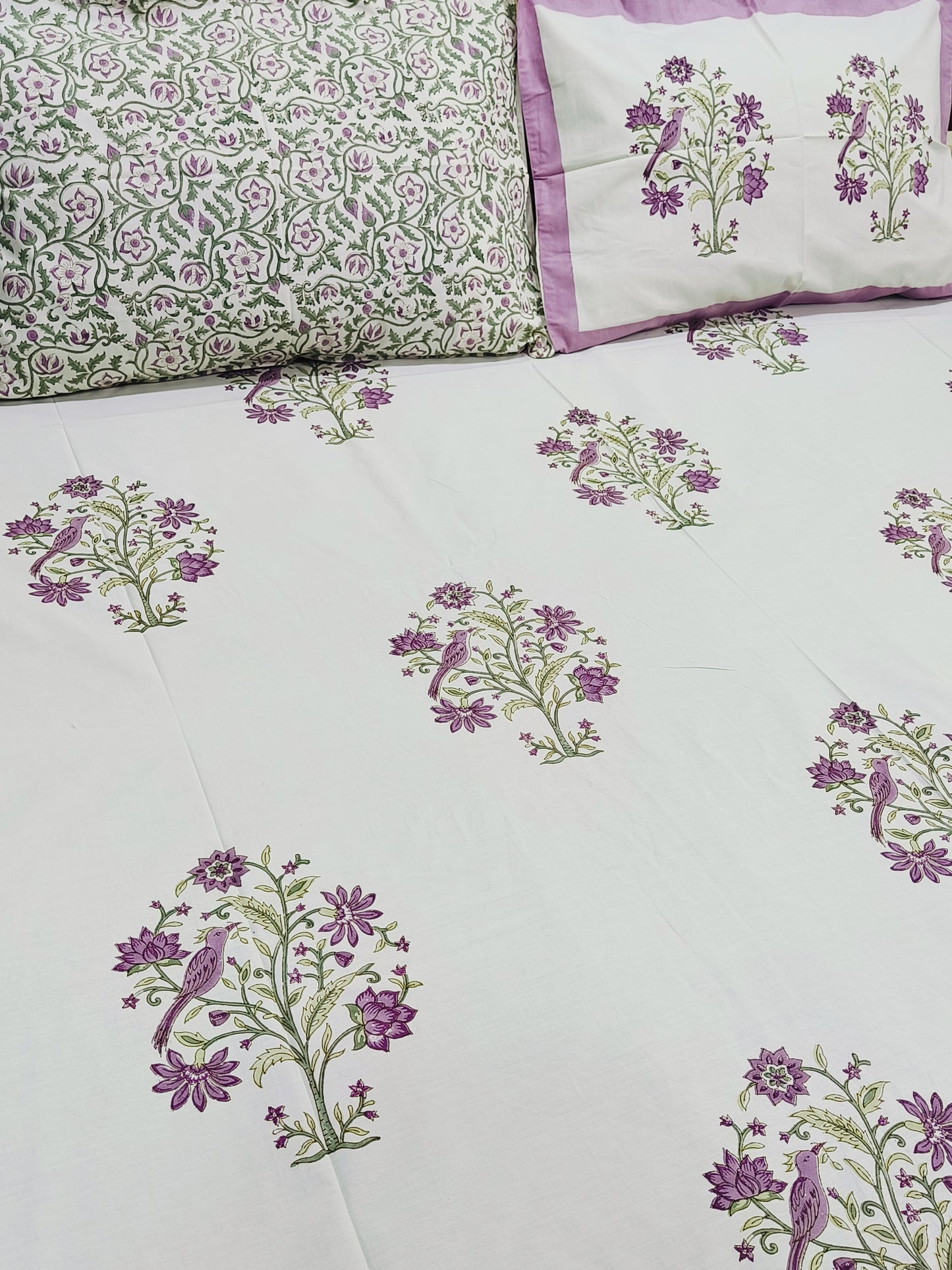 FRESH ARRIVAL Handblock Printed Premium Bedsheets (Dispatch Time 24 Hours)