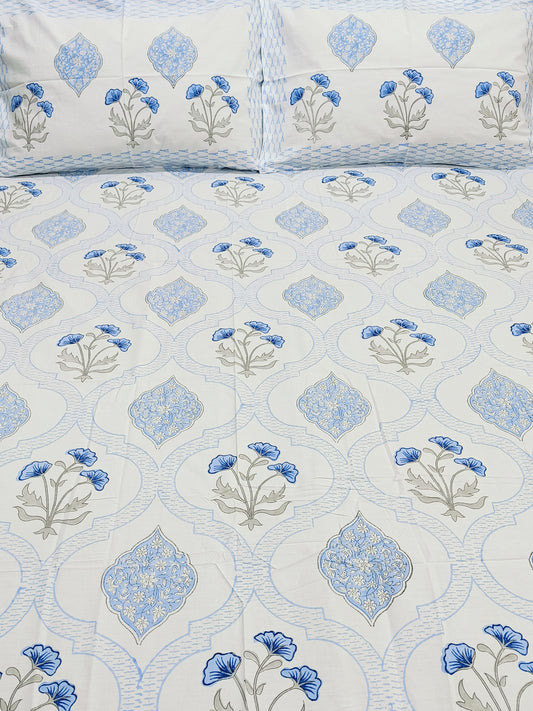 Bedsheet With King Size Pillow Cases