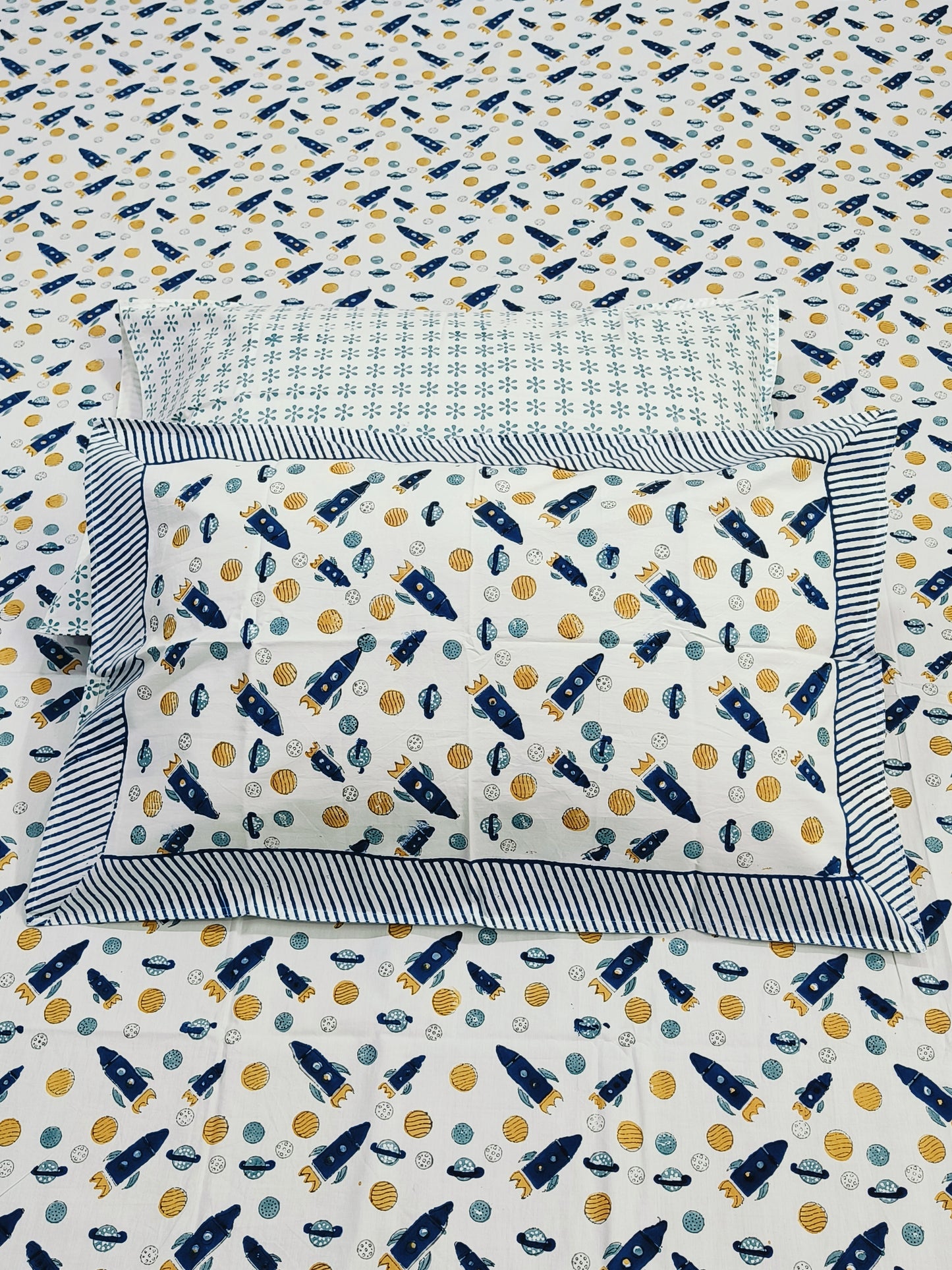 FRESH ARRIVAL Handblock Printed Premium Bedsheets (Dispatch Time 24 Hours)