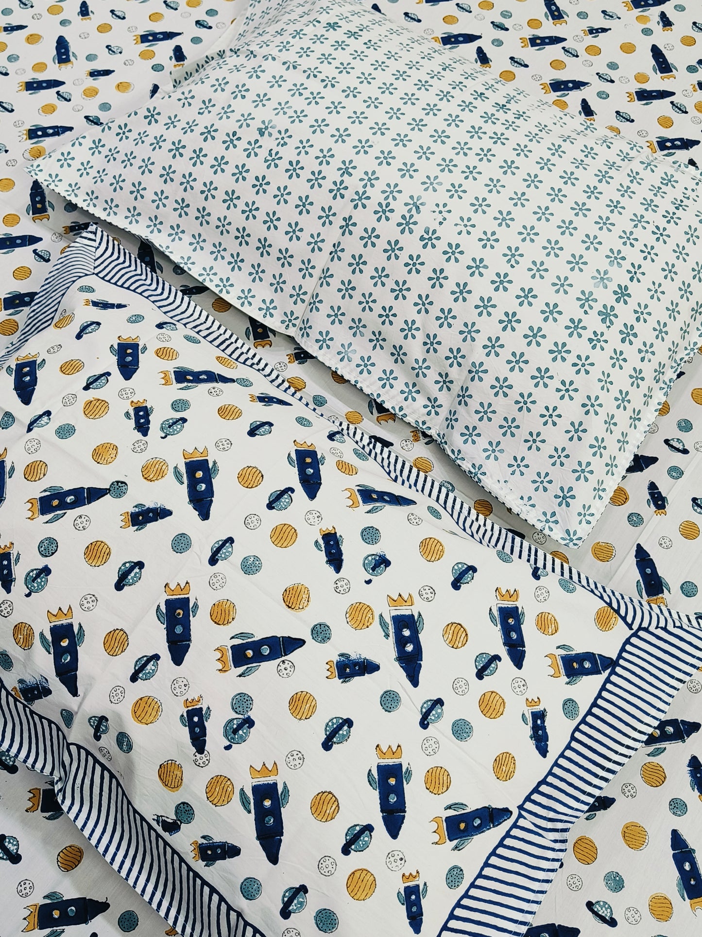 FRESH ARRIVAL Handblock Printed Premium Bedsheets (Dispatch Time 24 Hours)