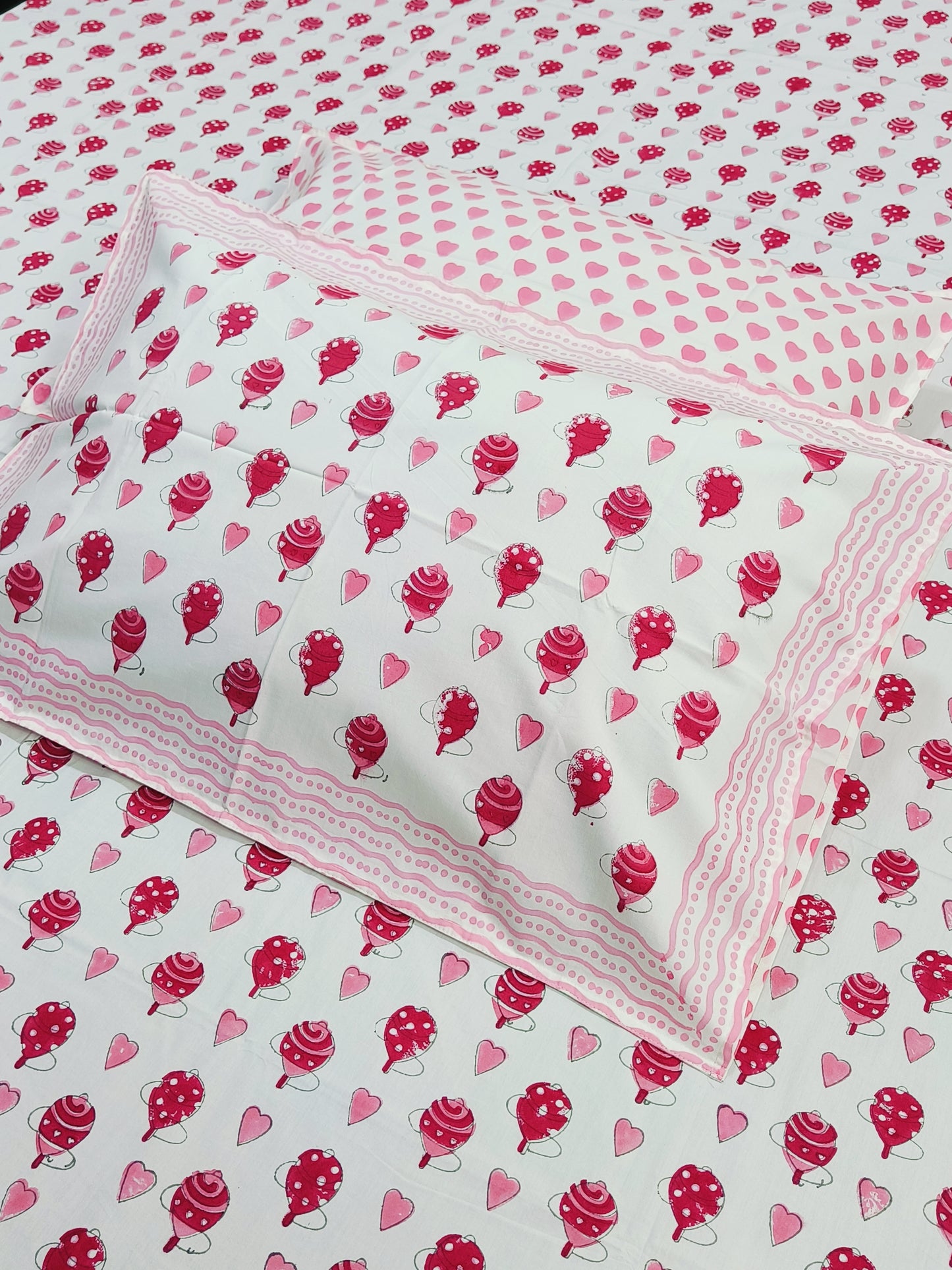 FRESH ARRIVAL Handblock Printed Premium Bedsheets (Dispatch Time 24 Hours)
