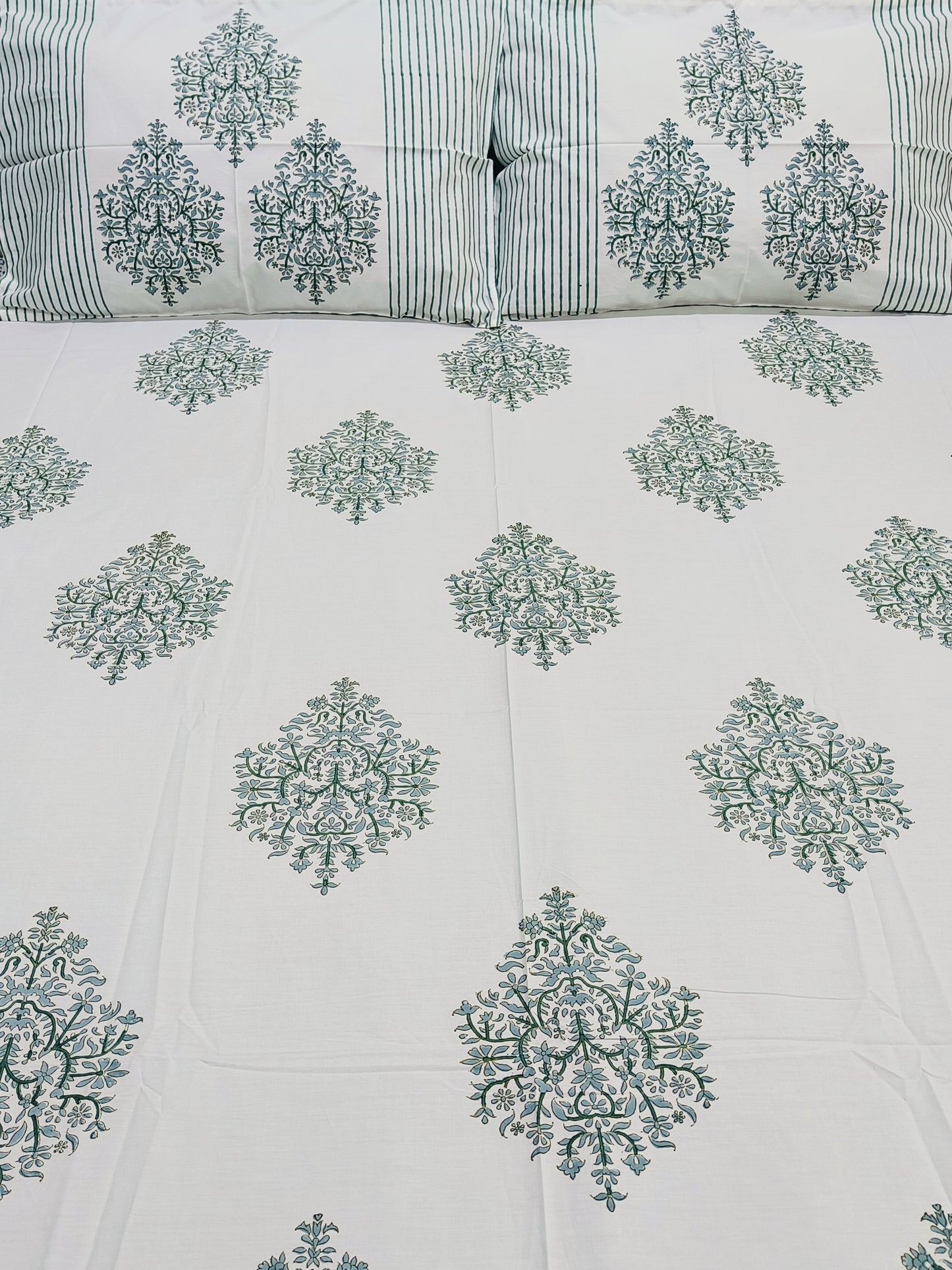 Handblock Printed Premium Bedsheets (Dispatch Time 24 Hours)