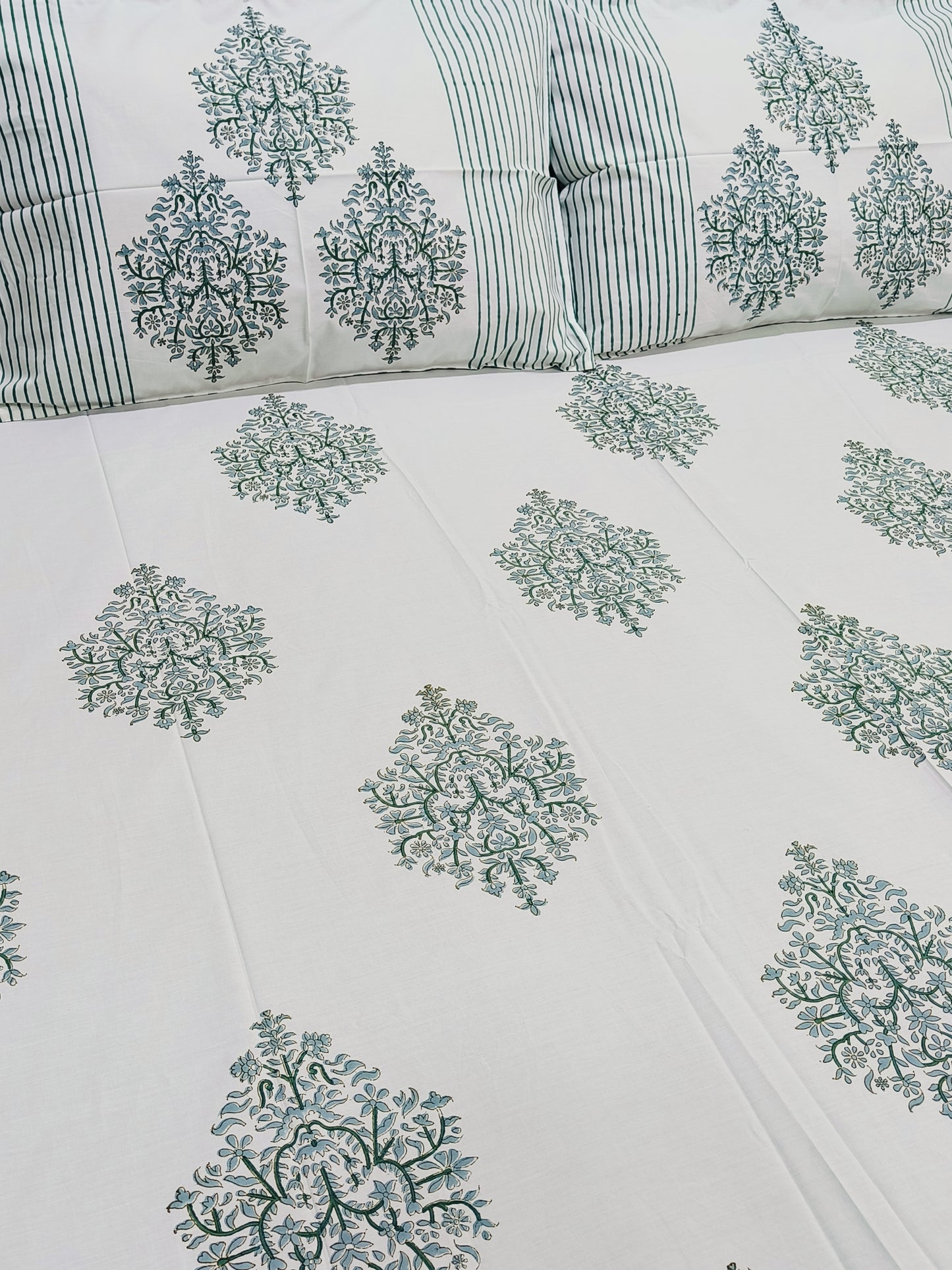 Handblock Printed Premium Bedsheets (Dispatch Time 24 Hours)