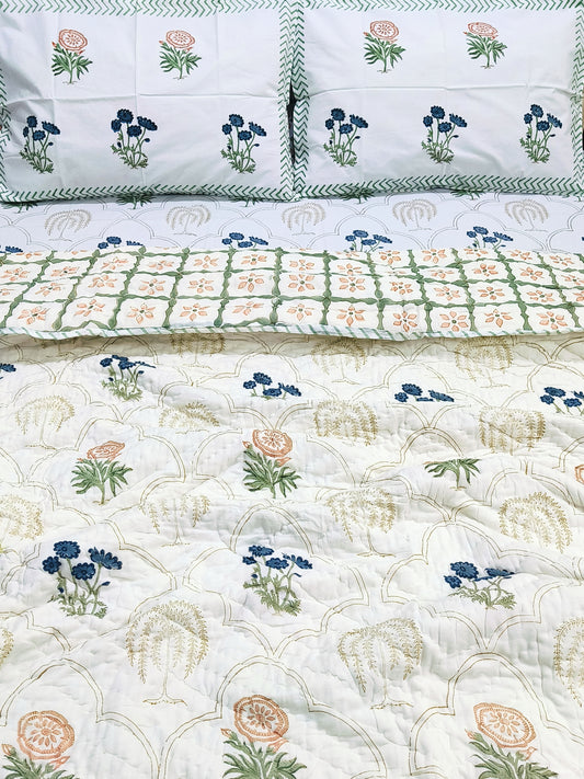 Bedding Sets with Quilts ( 108 * 108 Inches)