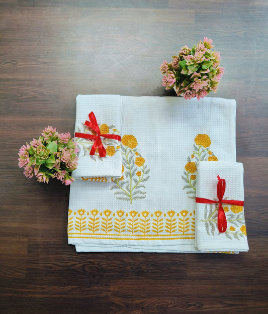 Handblock Printed Towels