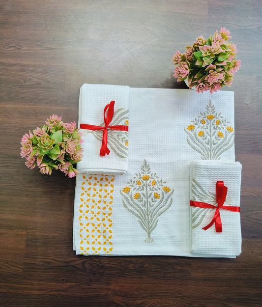 Handblock Printed Towels