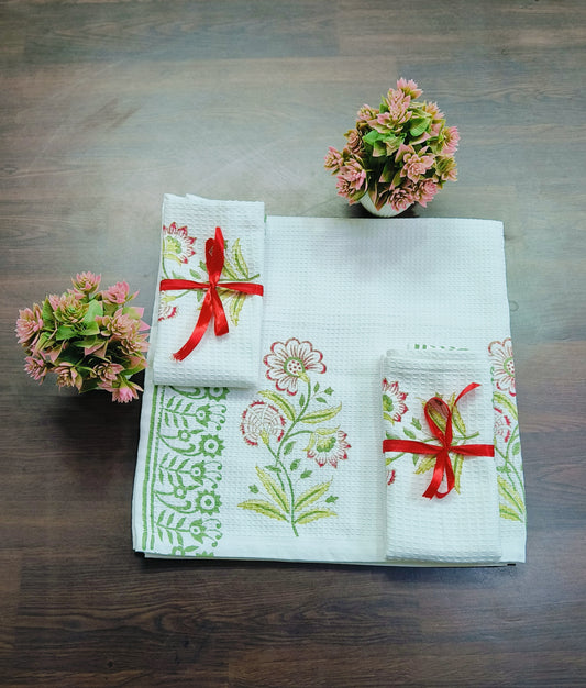 Handblock Printed Towels