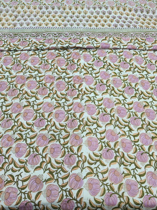 FRESH ARRIVAL Handblock Printed Premium Double Bed Dohars