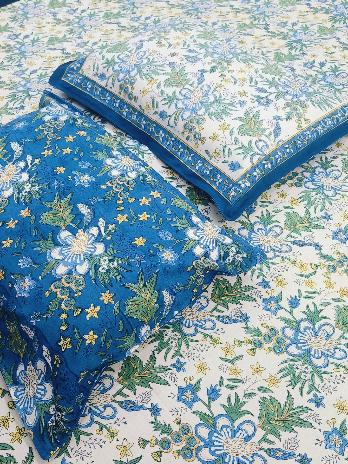 Handblock Printed Premium Bedsheets (Dispatch Time 24 Hours)