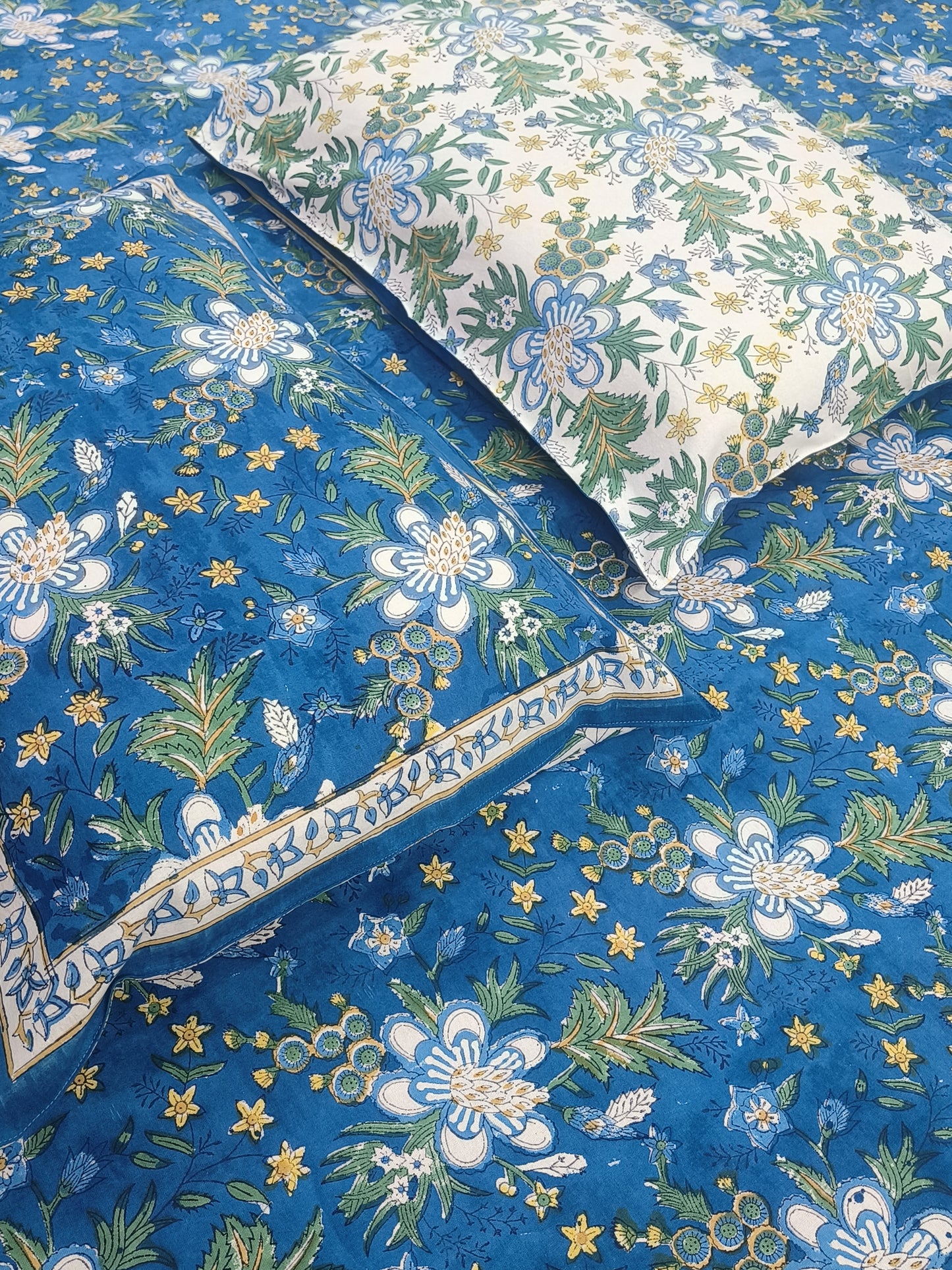 FRESH ARRIVAL Handblock Printed Premium Bedsheets (Dispatch Time 24 Hours)