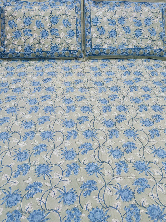 FRESH ARRIVAL Handblock Printed Premium Bedsheets (Dispatch Time 24 Hours)