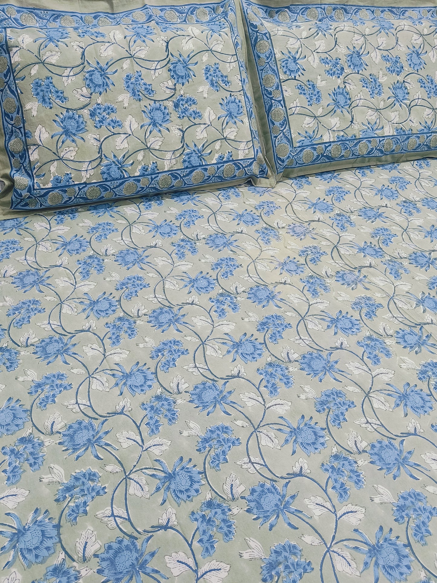 FRESH ARRIVAL Handblock Printed Premium Bedsheets (Dispatch Time 24 Hours)