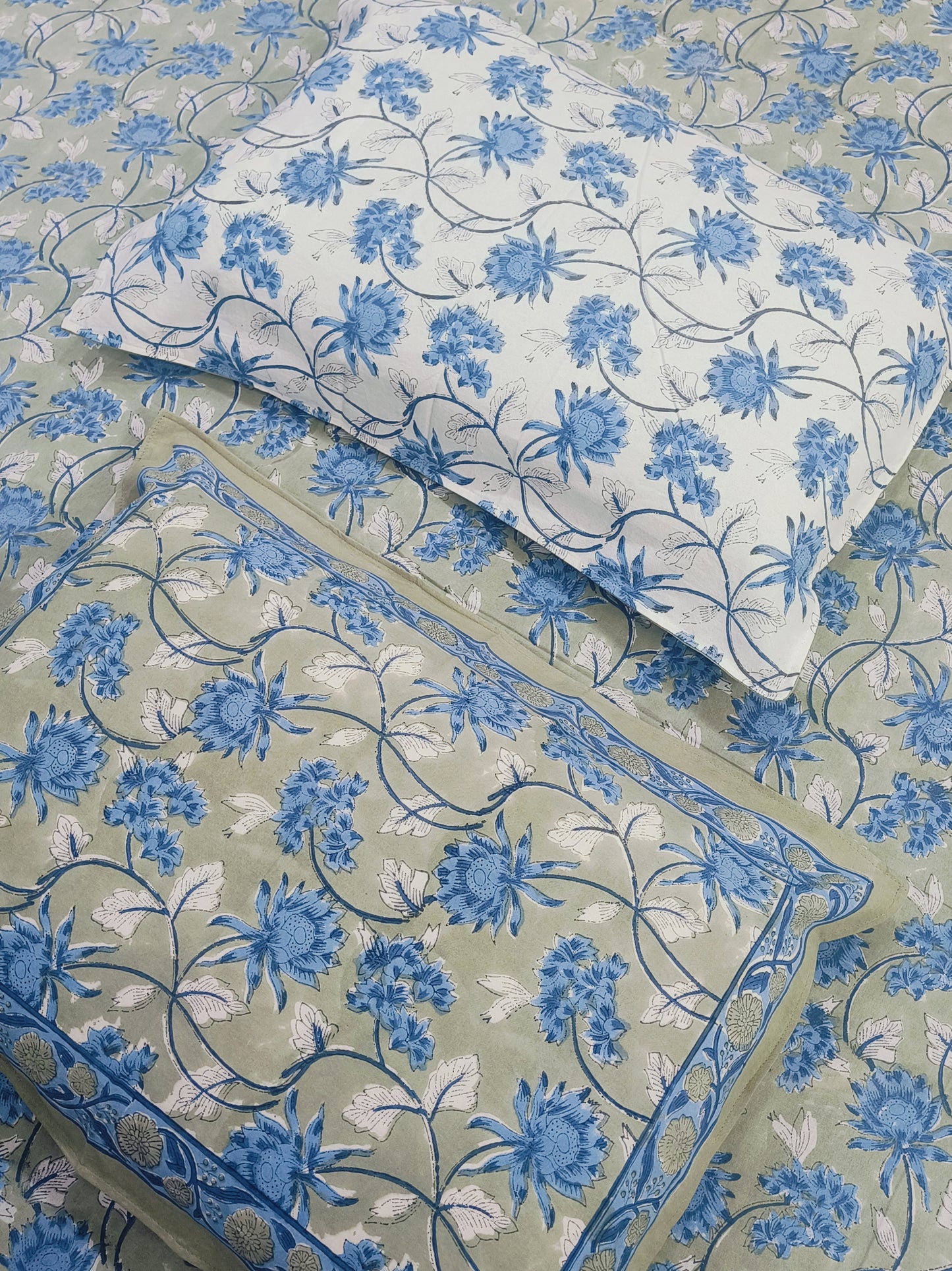 FRESH ARRIVAL Handblock Printed Premium Bedsheets (Dispatch Time 24 Hours)