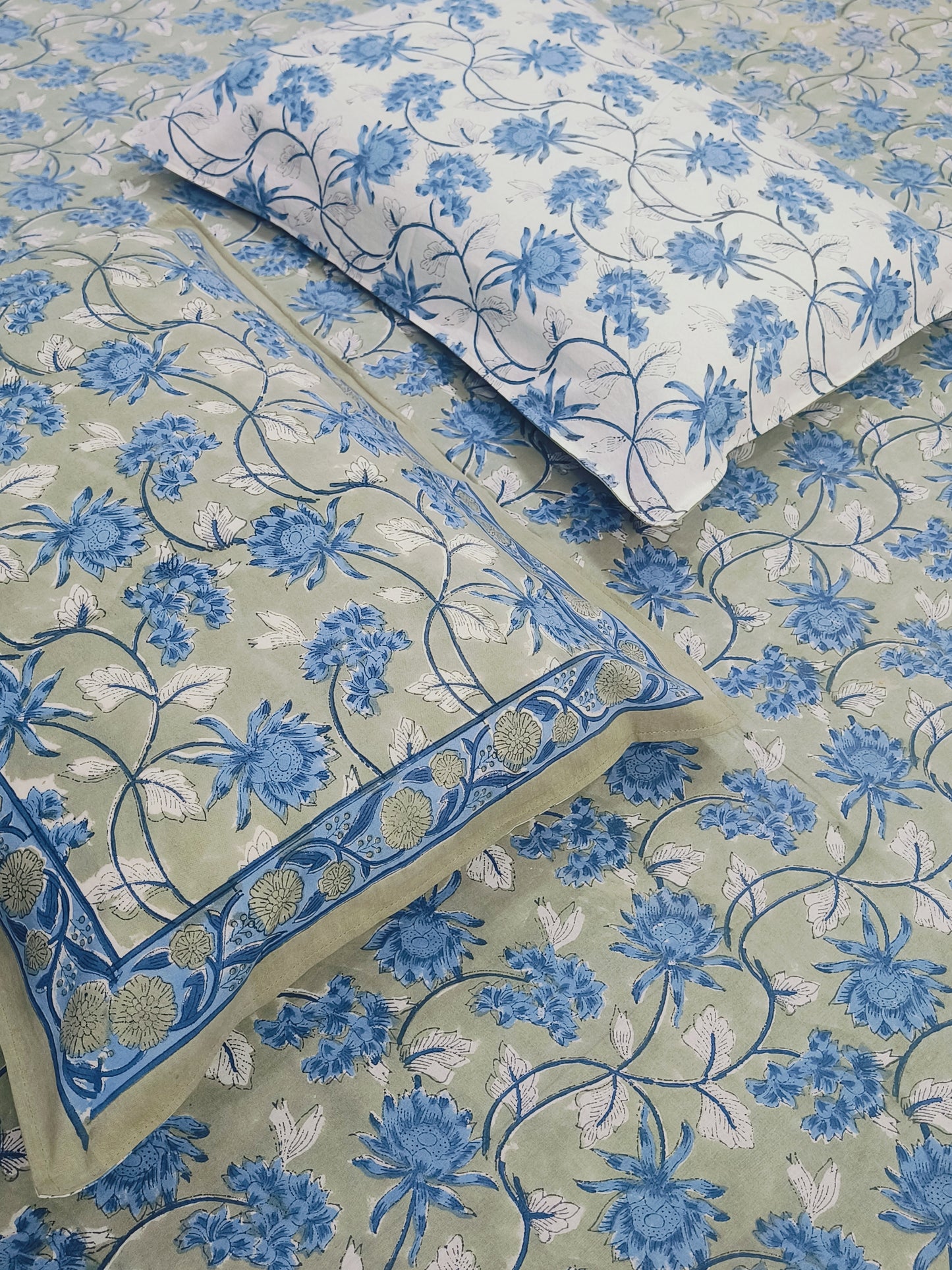 FRESH ARRIVAL Handblock Printed Premium Bedsheets (Dispatch Time 24 Hours)