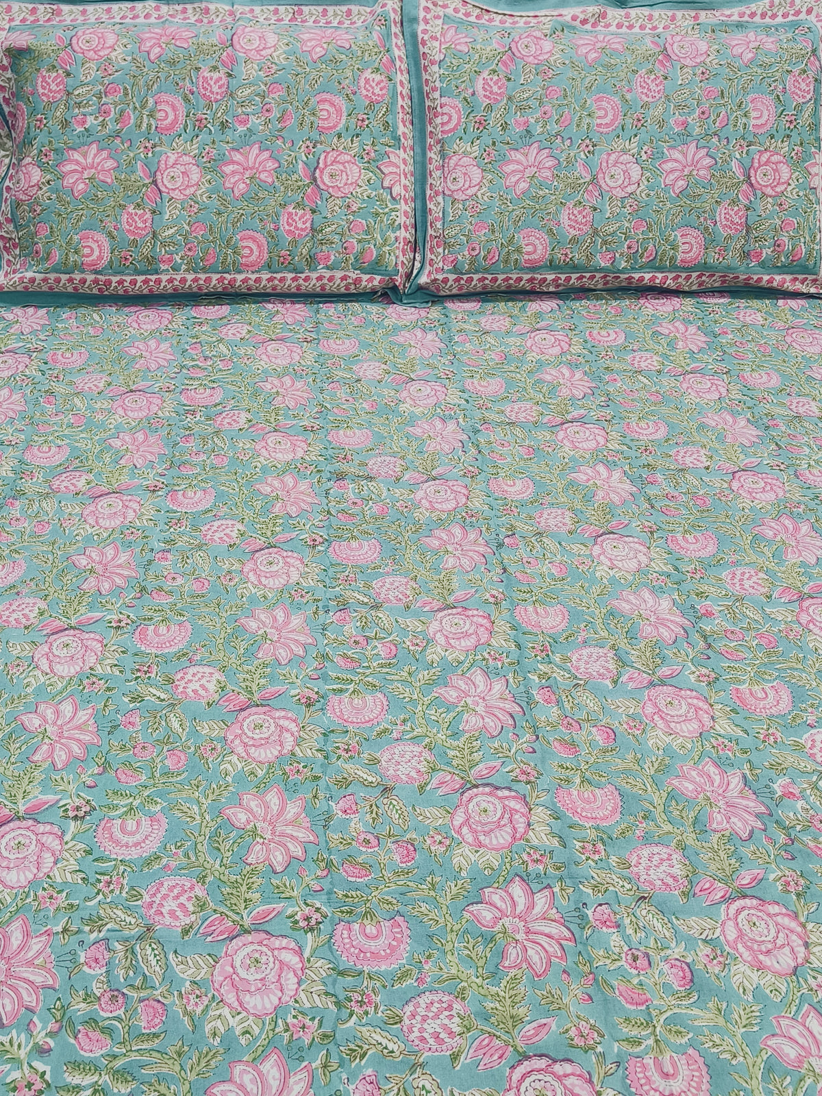 Handblock Printed Premium Bedsheets (Dispatch Time 24 Hours)